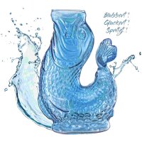 Cilio Wasserkaraffe Nemo 1 ltr. blau