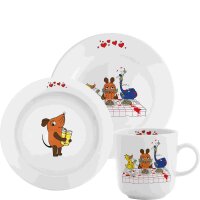 Kahla DieMaus Kinderset 3tlg. Die Maus Pastaliebe