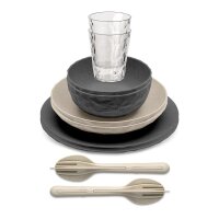 Koziol Clubset Skagen Geschirrset 10-tlg. grau sand