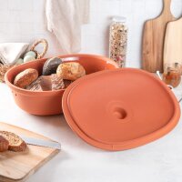 Römertopf Brottopf Frische-Topf oval Maxi terracotta...
