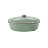 Römertopf Brottopf Frische-Topf oval Maxi grün...