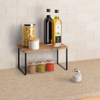 Metaltex Gewürzregal York Lava 1-Etage 19x32x16 cm