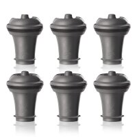 Vacu Vin Stopfen für Weinpumpe grau 6er Pack