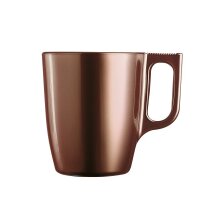 Luminarc Kaffeebecher Flashy 250 ml Hartglas chocolate braun
