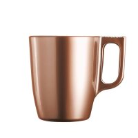 Luminarc Kaffeebecher Flashy 250 ml Hartglas latte hellbraun