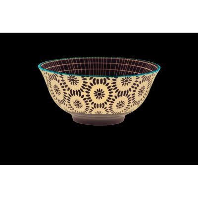 Mikasa Bowl Müslischale Black Tile schwarz 500 ml Ø15.5 c