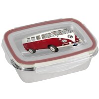 Geda Brotdose VW Bulli T1 rot 850 ml Edelstahl