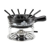 Nouvel Käsefondue-Set Wiese 9-tlg. schwarz