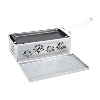 Nouvel Raclette mit Rechaudkerzen Box-Edelweis 7-tlg....