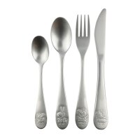 P:Os Kinderbesteckset Peppa Pig 4-teilig Edelstahl