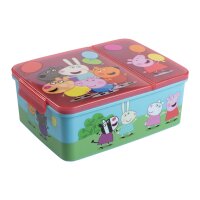 P:Os Brotdose 2-geteilt 680 u. 320 ml Peppa Pig
