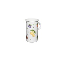 Riess Krug 10 cm 1.5 ltr. Emaille Fruit Garden