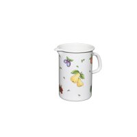 Riess Krug 12 cm 2,0 ltr. Emaille Fruit Garden