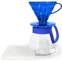 Hario Kaffeefilter V60 Dripper & Server Set 02 Ocean...