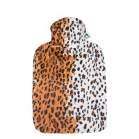 Hugo Frosch Wärmflasche Leopard 1,8 ltr. Veloursbezug
