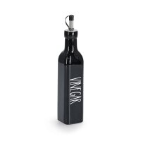 Zeller Present Essigflasche Vinegar Glas Edelstahl 270 ml...