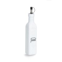 Zeller Present Ölflasche Oil Glas Edelstahl 270 ml...