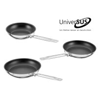 Gastro SUS Bratpfannnen-Set Industar Plus mit UniverSUS...