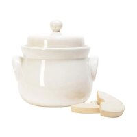 Mini-Gärtopf 2 ltr. mit Deckel und Beschwerstein...