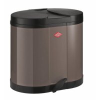 Wesco Treteimer Ökosammler Beta 2x15 ltr. warm grey