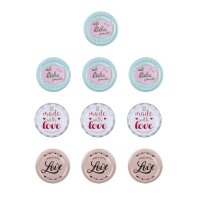 HI Twist-off-Deckel 66 mm Dekor love sortiert 10er Beutel