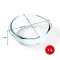 Pyrex Airfryer Glasform rund 20x18x7 cm 1,1 ltr.