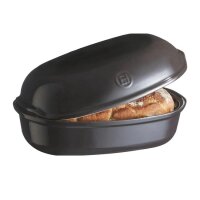 Emile Henry Brotbackform Artisan Fusain 34x21x15 cm