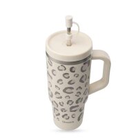 Qwetch Isolierbecher 900 ml Edelstahl wild sand