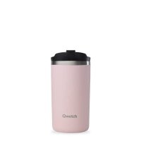 Qwetch Isolierbecher 350 ml Edelstahl pastell rosa