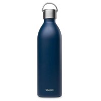 Qwetch Active Isolierflasche 1000 ml matt marineblau