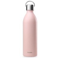 Qwetch Active Isolierflasche 1000 ml matt pastellrosa