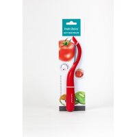 Fresh Choice Sparschäler mit gezackter Klinge rot