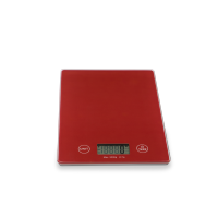 Weis Küchenwaage kompakt 1 g bis 5 kg digital rot
