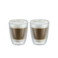 Weis Gläser doppelwandig gerillt L 220 ml 2er Set