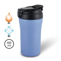 Cilio Isoliertrinkbecher Doppio 400 ml blue