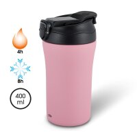 Cilio Isoliertrinkbecher Doppio 400 ml rosa
