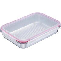 Westmark Lunch Box Frischhaltedose 2000 ml Edelstahl