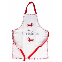 Dr Oetker Backschürze Weihnachtsdackel klein 60x45 cm