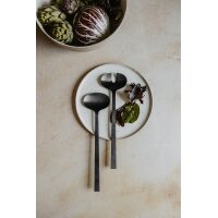 Zack Salatbesteck Lenora Edelstahl schwarz 2-tlg.