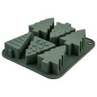 Dr Oetker Silikon-Backform für 6 Weihnachtsbäume