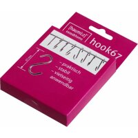 Hansi S-Haken Küchenhaken verchromt 6er-Set 6,7 cm...